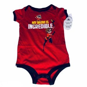 Disney Parks Mrs Incredible Mom Baby Bodysuit 24M